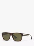 Gucci GG0341S Men's Rectangular Sunglasses