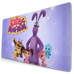 Kate Mi-m Mi-m Purple Mouse Pad Rectangle Non-Slip Rubber Gaming/Working Geek Mousepad Comfortable Desk Mousepad Gift 15.8x29.5 in