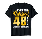 48th wedding anniversary for couple 48 Year Wedding Marriage T-Shirt