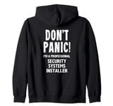 Security Systems Installer Zip Hoodie