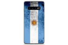 1001 Coques Coque et étui téléphone mobile silicone gel samsung galaxy s10 motif drapeau argentine