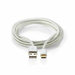 Pro Heavy duty Braided Fast Charge USB C Type C Data Phone Charger Cable Lead 2m