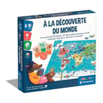 Clementoni | À la découverte du Monde | Contient 1 Puzzle de 149 pièces et 66 Cartes. | 6 Ans | 52800