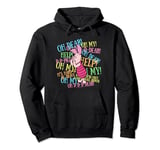 Disney Winnie The Pooh Piglet Scared Quotes Pullover Hoodie