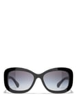 CHANEL Irregular Sunglasses CH5468B Black/Blue Gradient