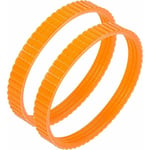 2-pack 9,6 mm orange 1900B elektrisk hyvel drivrem