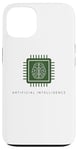 Coque pour iPhone 13 Technologie de puce informatique intelligence artificielle IA