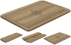 EuroDesign Bordsskiva Teak 58X80cm Slide