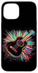 Coque pour iPhone 15 Ukulele Splotch Guitalele