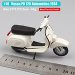 1:18 mittakaavassa Piaggio Vespa Scooter 98 PK 125 GTR P150X 300 MP5 Primavera GTS moottoripyörä moto pyörä painevalettu ajoneuvot lelut malli lapsille