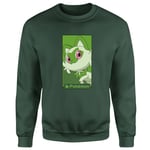 Pokémon Sprigatito Kids' Sweatshirt - Green - 7-8 ans - Vert Citron