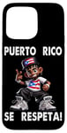 Coque pour iPhone 15 Pro Max Drapeau de Porto Rico Se Respeta Afro Boricua Wepa PR