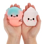 Fluffie Stuffiez Axolotl & Ice Cream Minis - Collectible Feature Plush, Surprise Reveal Unboxing - Soft and Squishy Tactile Play, Fidget DIY - Suitable for Kids Ages 4+ and Collectors