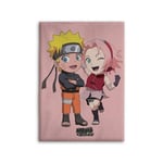 NARUTO - Naruto & Sakura - Polar Plaid 100% Polyes (US IMPORT) NEW