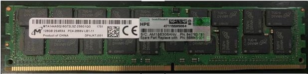 Hewlett Packard Enterprise 128GB DDR4 LRDIMM memory