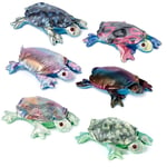 Large Turtle Sand Animal Metallic Colour Collectable Desk Toy Fidget Stress 22cm