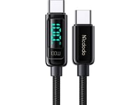 Mcdodo Usb-C Till Usb-C-Kabel Ca-8820 100W, 1,2 M (Svart)