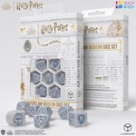 HARRY POTTER. RAVENCLAW MODERN DICE SET WHITE ROLE PLAYING GAMES Q-WORKSHOP NEW