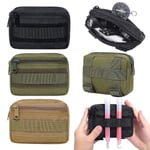 1st Män Kvinnor Mini Jakt Midjeväska Organizer Molle Nylon Utomhus Taktisk Camping Jakt Pack Verktygsväskor Army Green