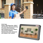 9In Wired Video Doorbell With Wifi App Remote Touch Screen Fingerprint Pas Part