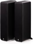 Q Acoustics M40 - Active Bluetooth Micro-Tower Speakers - BLACK