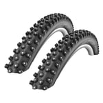 Schwalbe Ice Spiker Pro Wire 26 x 2.1 Mountain Snow 26 Inch Pair of Bike Tyres