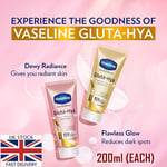 Vaseline Gluta-Hya Dewy Radiance + Flawless Glow serum cream Brighter Skin Moist