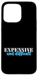 Coque pour iPhone 15 Pro Max Bleu Cher & Difficult (I'm a delight) Blue Graphic