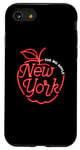 Coque pour iPhone SE (2020) / 7 / 8 Souvenir de voyage New York The Red Big Apple
