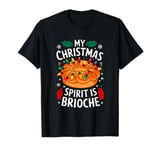 Merry Xmas My Christmas Spirit Brioche Men Women Kids T-Shirt