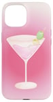 Coque pour iPhone 15 Esthétique Rose Matrini Y2K Dirty Martini Lover Olive