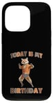 Coque pour iPhone 13 Pro Chemise « Today Is My Birthday Fox »