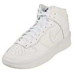 Nike Dunk High Up Womens White Platform Trainers - 8.5 UK