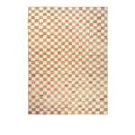 Ferm Living - Check Wool Jute Rug - 200 x 300 - Off-White/Natur - Jute- och sisalmattor - Beige