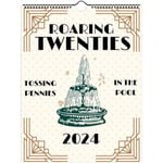 2024 Roaring Twenties Kalender Taylor Swift Song Lyrics 12 Månaders Väggkalender Hemmakontor Dekor Gåvor