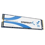 SABRENT M.2 NVMe SSD 2To, SSD Interne 3200Mo/s en Lecture, PCIe 3.0 2280, Disque Dur Interne Haute Performance, Compatible avec Les PC, Laptops and Desktops, NUC (SB-RKTQ-2TB)