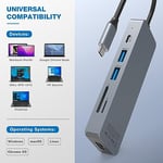 BIGBIG WON Hub USB C, USB C Hub LAN avec Sortie 4K HDMI, USB 3.0, Lecteur de Cartes TF, PD 100W, 10 en 1 Multiport USB C pour Surface, Dell, HP, Lenovo, XPS et Plus d'appareils Type C