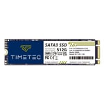 SSD Interne Timetec 35TTM8SSATA-512G 512Go SSD 2.5 M.2 SATA III 550Mo/s Noir