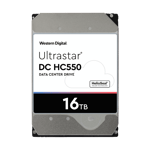 WD Ultrastar DC HC550 16TB 3.5 HDD SATA 512E ISE 7200RPM  0F38460/WUH721816AL5204