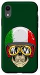 iPhone XR Made In Italy Cool Italian Flag Skull Illustration Graphic Case