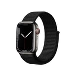 Crong Reflex Sport Strap för Apple Watch 42/44/45 mm (svart) - 5907731983723