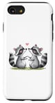 iPhone SE (2020) / 7 / 8 Valentines Day Racoons Love Animal Cute Mens Womens Kids Case