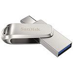 Sandisk Ultra Dual Drive Luxe lecteur USB flash 1000 Go USB Type-A / USB Type-C 3.2 Gen 1 (3.1 Gen 1) Acier inoxydable