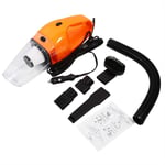 Car Vacuum Cleaner-Duokon Car Vacuum Cleaner, 3 Colors ABS Useful 12V 120W Portable Handheld Wet & Dry Auto Car Vacuum Cleaner With 5m Cable (Orange)