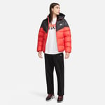 Nike Vinterjakke Storm-FIT Windrunner Primaloft Puffer - Rød/Sort, størrelse Small