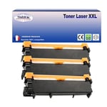 3 Toners compatibles avec TN2320 pour Brother MFC L2720DW, MFC L2740DW - 2 600 pages - T3AZUR