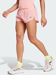 adidas Adizero Running Split Shorts - Pink, Pink, Size S, Women