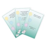 Baby Shower Quiz Card Game Trivia 100 Questions For Parents To Be New Baby Gift