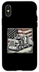 iPhone X/XS Semi-Trailer Trucker Big Rig American Flag Truck Driver Case