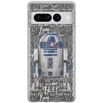 ERT GROUP mobile phone case for Google PIXEL 7 PRO original and officially Licensed Star Wars pattern R2D2 004 optimally adapted to the shape of the mobile phone, case made of TPU